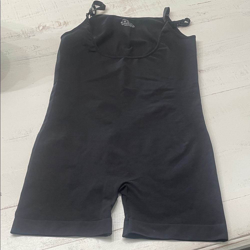 Black One-Piece Shapewear Romper